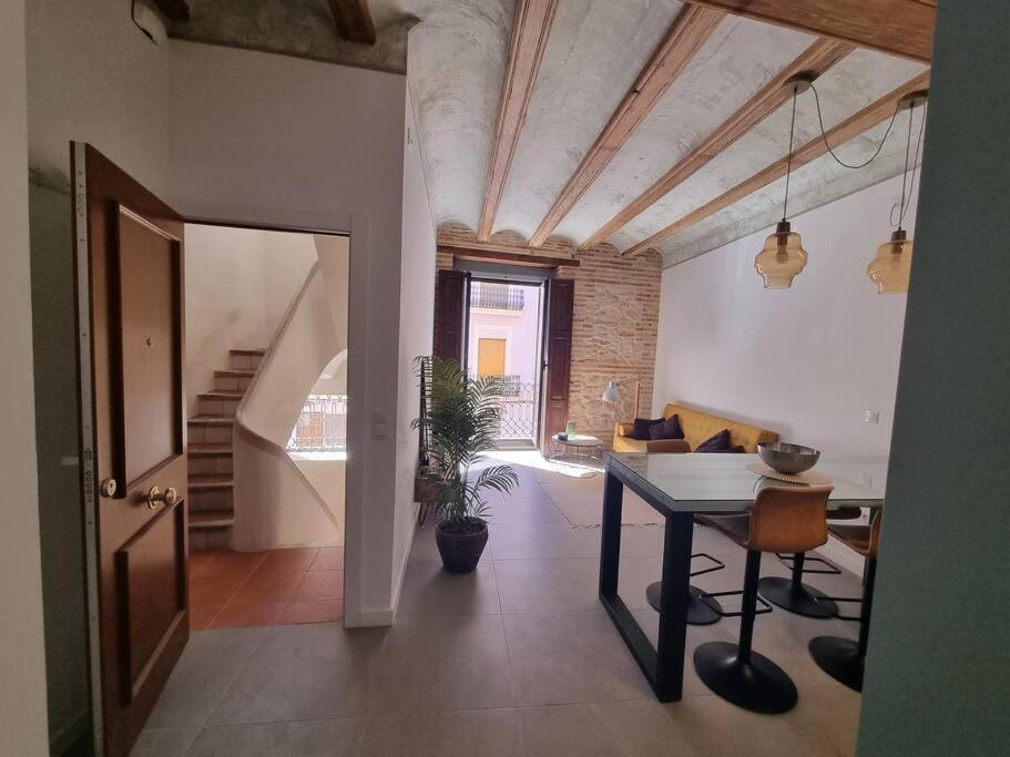 Centrica Y Encantadora Vivienda. Valencia Bagian luar foto