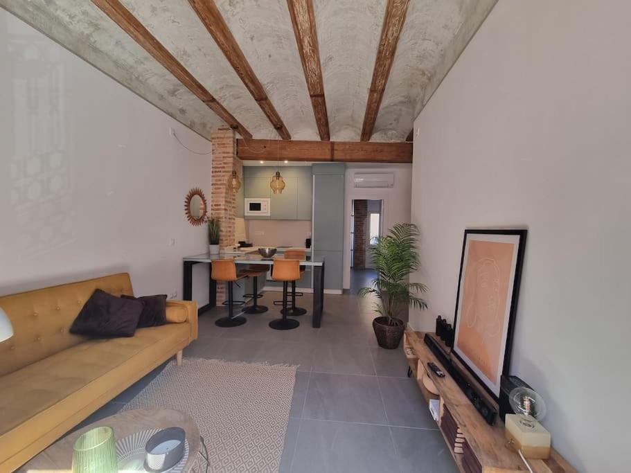 Centrica Y Encantadora Vivienda. Valencia Bagian luar foto