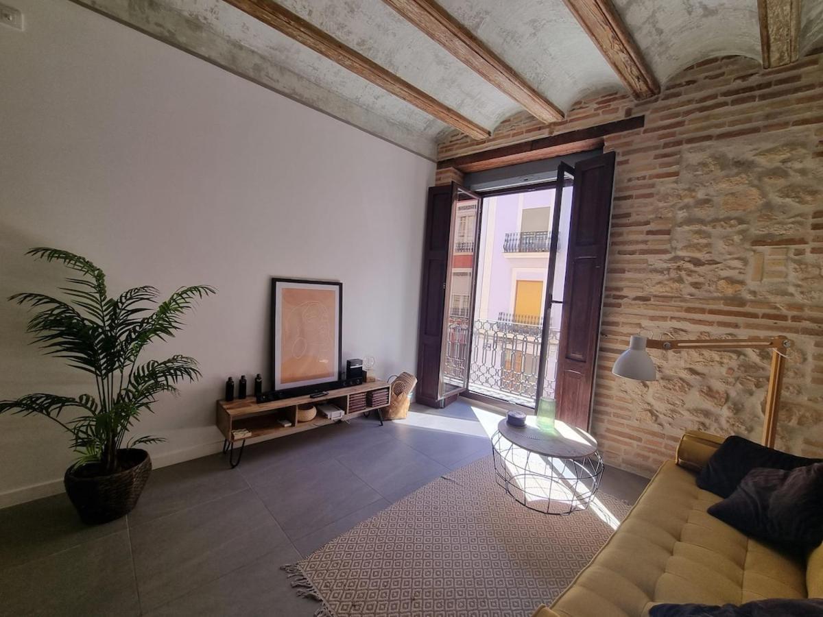 Centrica Y Encantadora Vivienda. Valencia Bagian luar foto