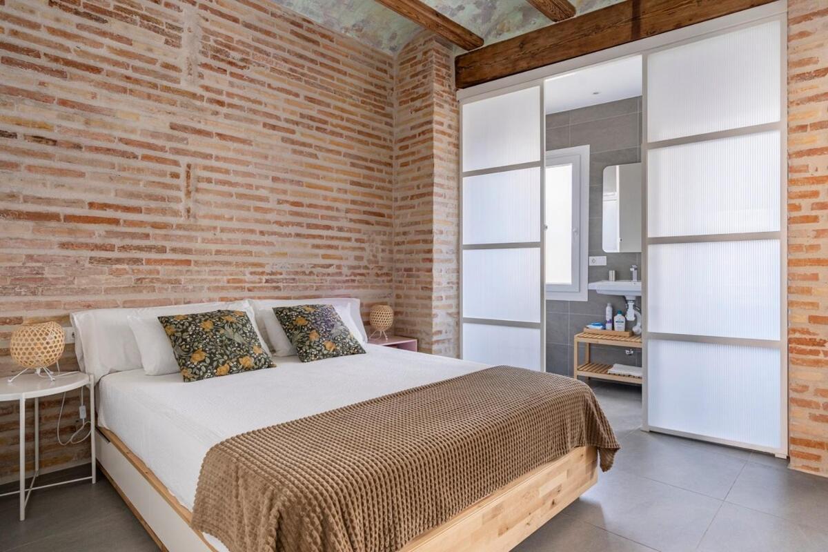 Centrica Y Encantadora Vivienda. Valencia Bagian luar foto