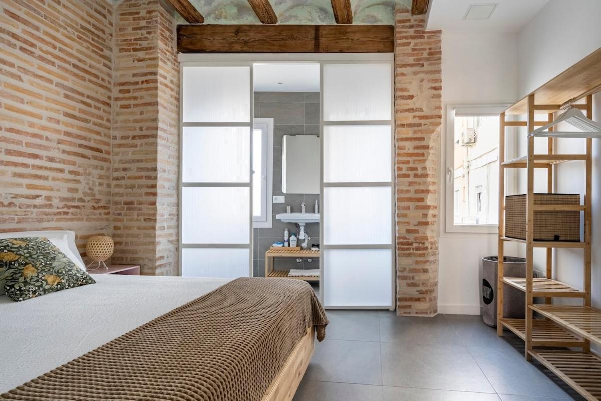 Centrica Y Encantadora Vivienda. Valencia Bagian luar foto